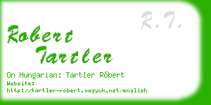 robert tartler business card